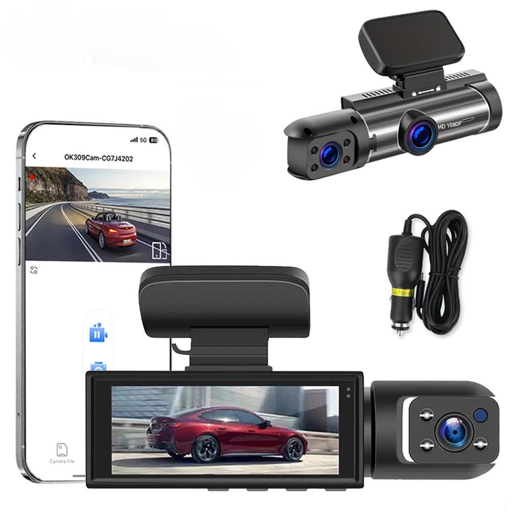 Dash Cam 1080p Double Vision